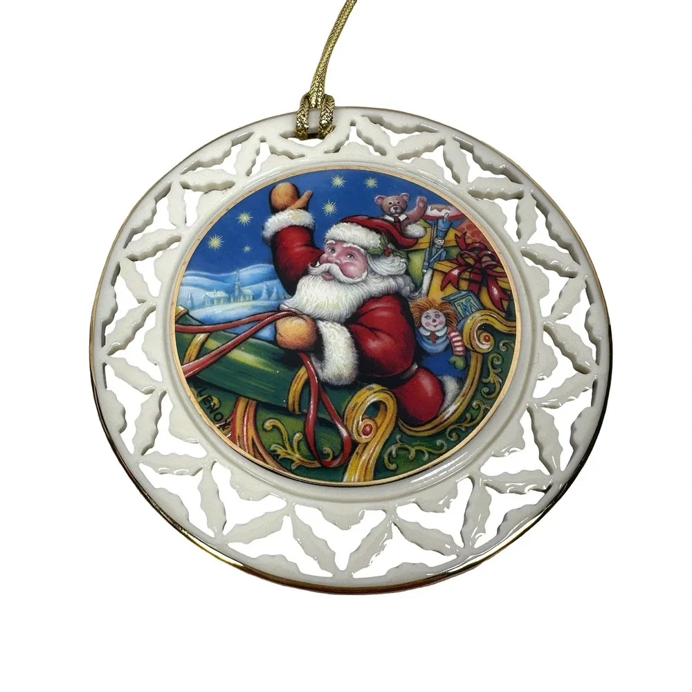 Lenox TwasNight Before Christmas All Good Night Ornament Seventh 7 Series Santa